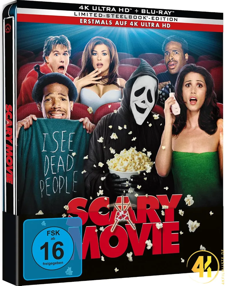 Scary Movie 1 4K Steelbook Ultra HD Blu-ray Disc