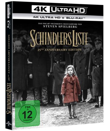 Schindlers Liste (Remastered) – 4K Digibook (UHD + Blu-ray Disc)