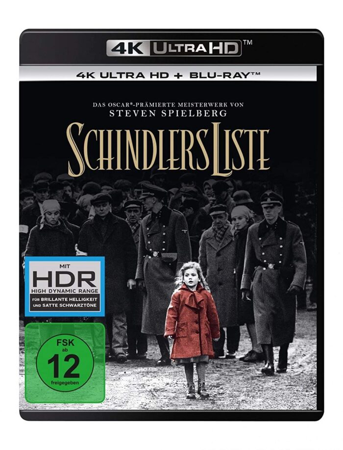 Schindlers Liste (Remastered) – 4K Blu-ray (UHD + Blu-ray Disc + Bonus Blu-ray)
