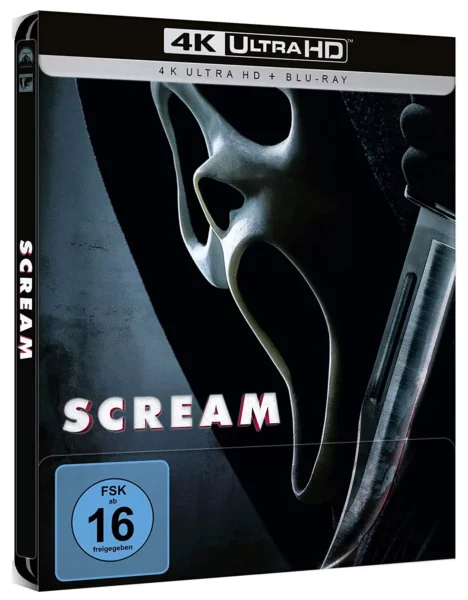 Wes Cravens Scream – 4K Steelbook (UHD + Blu-ray Disc)