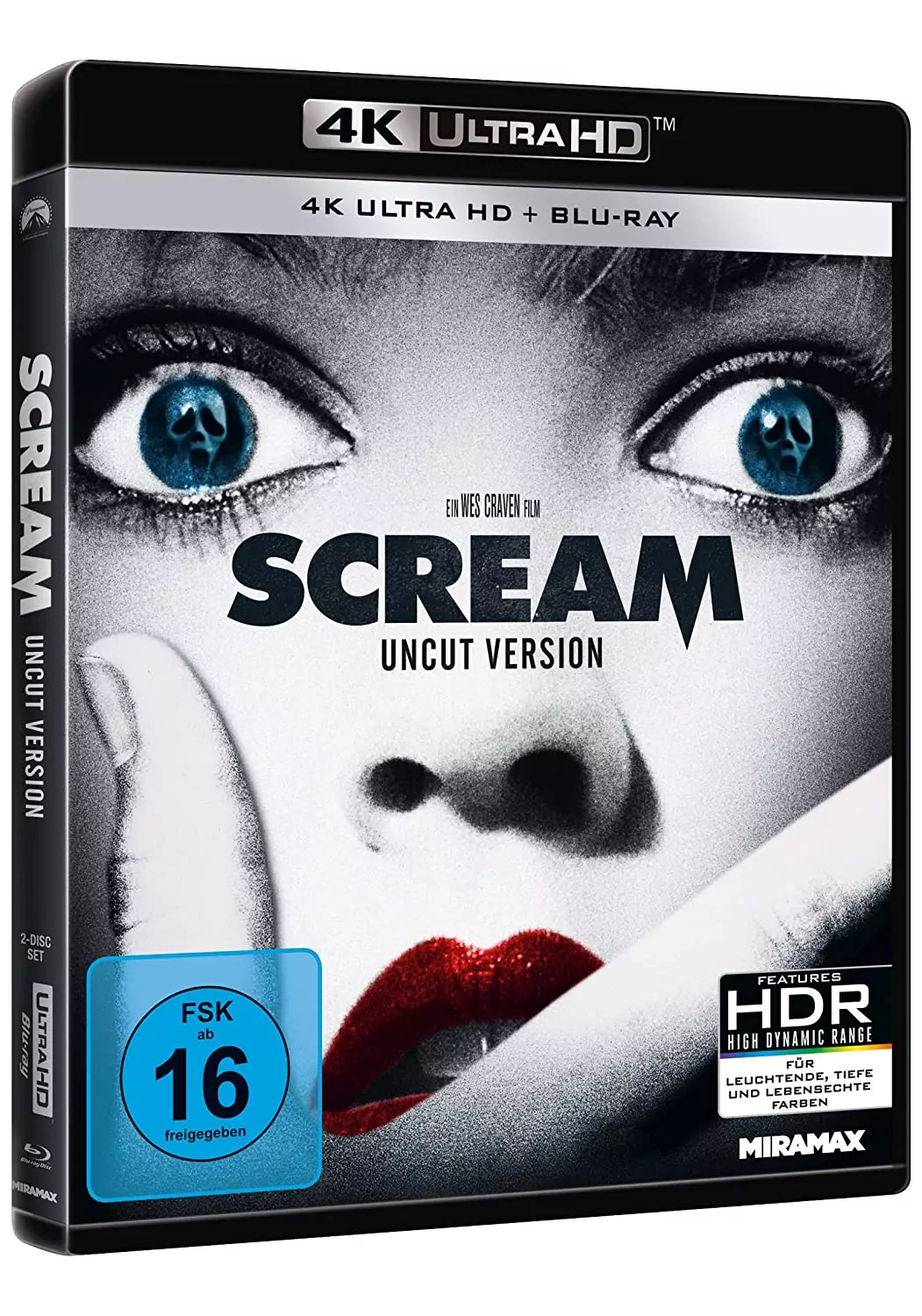 Wes Cravens Scream – 4K Blu-ray (UHD + Blu-ray Disc)