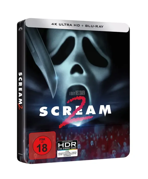 Scream 2 – 4K Steelbook (UHD + Blu-ray Disc)