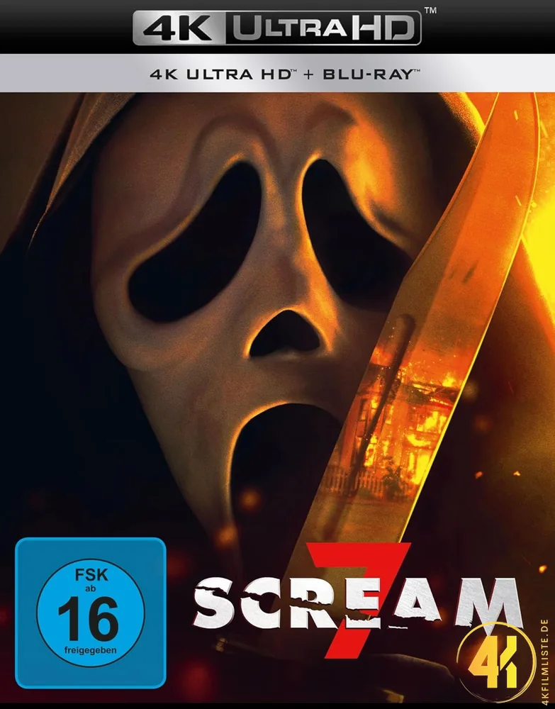 Scream 7 4K Blu-ray Ultra HD Blu-ray Disc