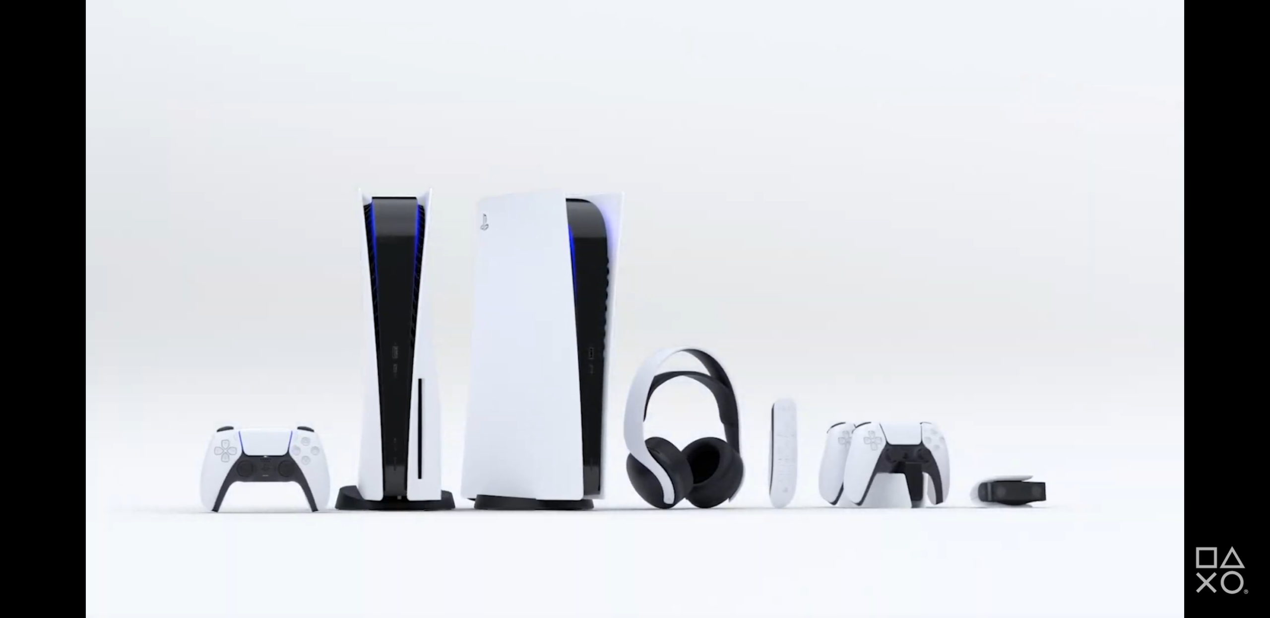 Sony PlayStation 5 Familie mit Headset, Webcam, digitaler Konsole und Konsole mit UHD Laufwerk sowie PS5 Controller