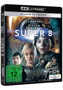 Super 8 - 4K Blu-ray (UHD Blu-ray Disc) mit den Schauspielern