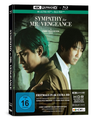 Sympathy for Mr. Vengeance 4K Mediabook mit Dolby Vision HDR