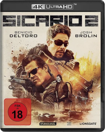 Sicario 2 4K Blu-ray UHD Blu-ray Disc