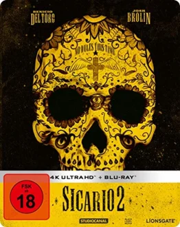 Sicario 2 4K Steelbook UHD Blu-ray Disc