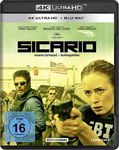 Sicario 4K Blu-ray UHD Blu-ray Disc