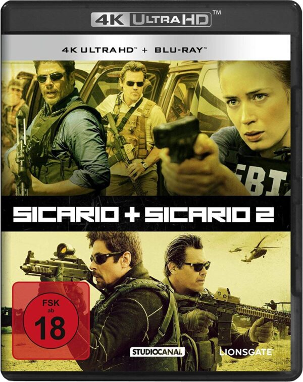 Sicario 1 + 2 – 4K Blu-ray (UHD + Blu-ray Disc)