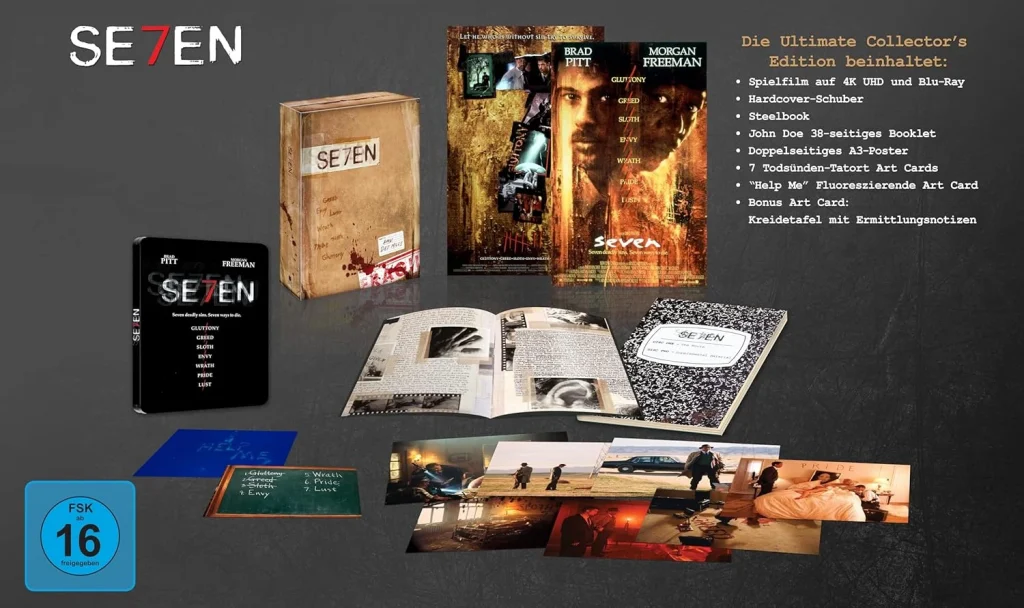 Sieben 4K Blu-ray als Ultimate Collector's Edition