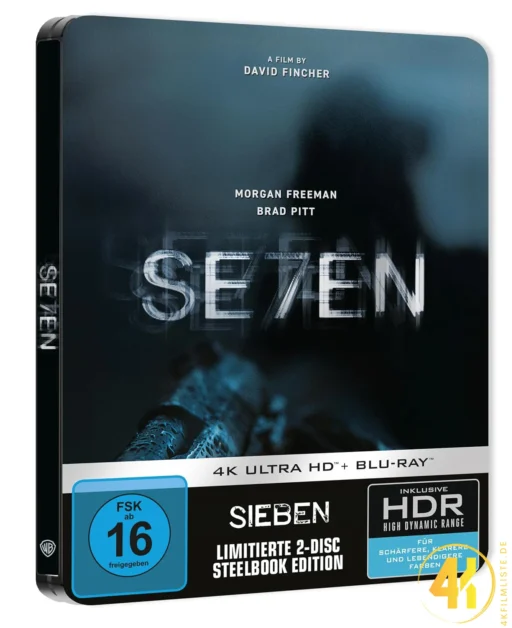 Sieben – 4K Steelbook (UHD + Blu-ray Disc)