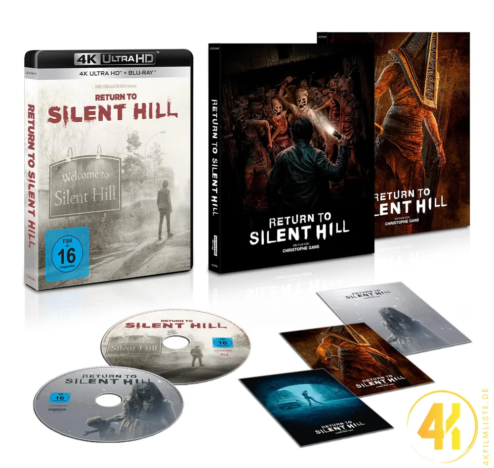 Silent Hill 4K Blu-ray Collectors Edition Ultra HD Blu-ray Disc