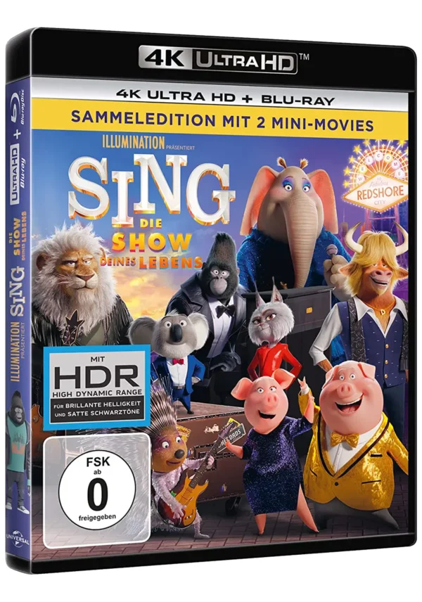 Sing: Die Show deines Lebens – 4K Blu-ray (UHD + Blu-ray Disc)
