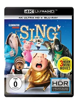 Sing 4K Blu-ray UHD Blu-ray Disc