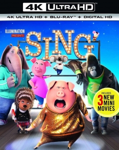Sing - 4k Ultra HD-Blu-ray Cover
