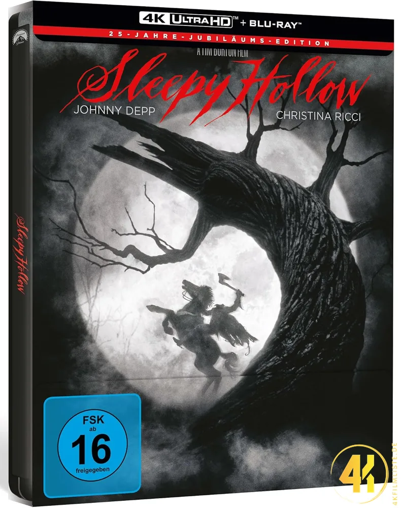 Sleepy Hollow Cover A 4K Steelbook Ultra HD Blu-ray Disc