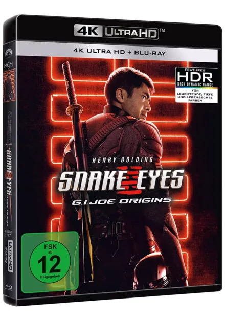 Snake Eyes: G.I. Joe Origins – 4K Blu-ray (UHD + Blu-ray Disc)