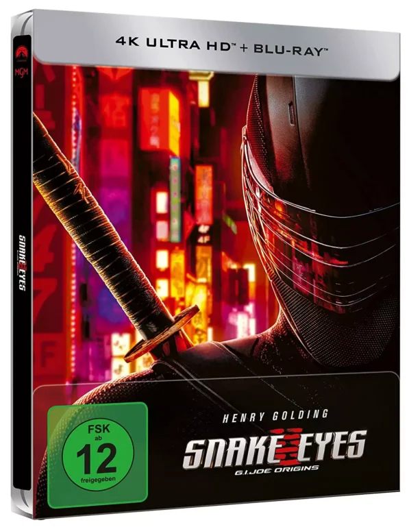 Snake Eyes: G.I. Joe Origins – 4K Steelbook (UHD + Blu-ray Disc)
