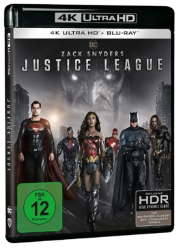 Snyder Cut 4K (The Justice League) UHD Blu-ray Disc Cover