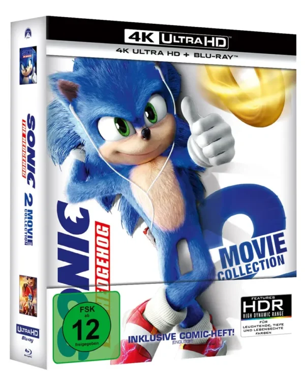 Sonic the Hedgehog (2-Movie Edition) – 4K Steelbook (UHD + Blu-ray Disc)