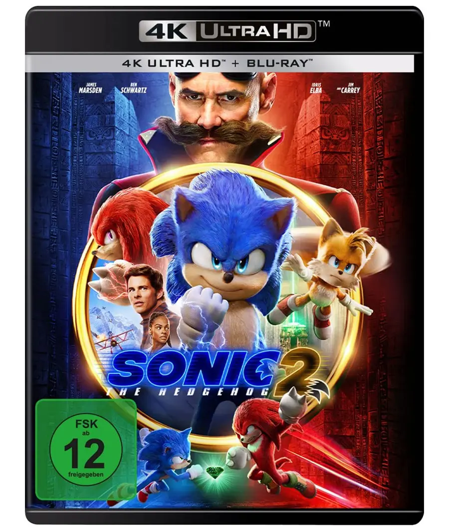 Sonic the Hedgehog 2 – 4K Blu-ray (UHD + Blu-ray Disc)