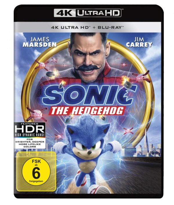 Sonic the Hedgehog – 4K Blu-ray (UHD + Blu-ray Disc)
