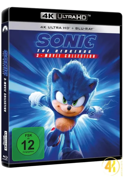 Sonic the Hedgehog (3 Movie Collection) – 4K Blu-ray (UHD + Blu-ray Disc)