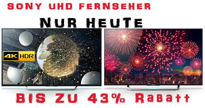 Ultra HD-Fernseher von Sony im „Angebot des Tages“