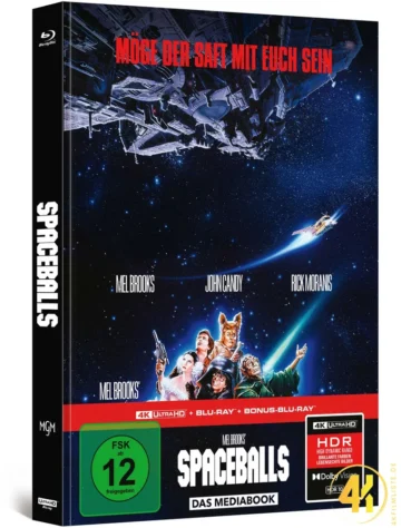 Spaceballs: Mel Brooks‘ verrückte Raumfahrt – 4K Mediabook (UHD + Blu-ray Disc + Bonus Blu-ray)