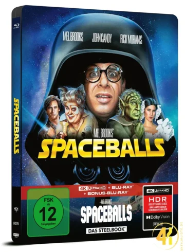 Spaceballs: Mel Brooks‘ verrückte Raumfahrt – 4K Steelbook (UHD + Blu-ray Disc + Bonus Blu-ray)