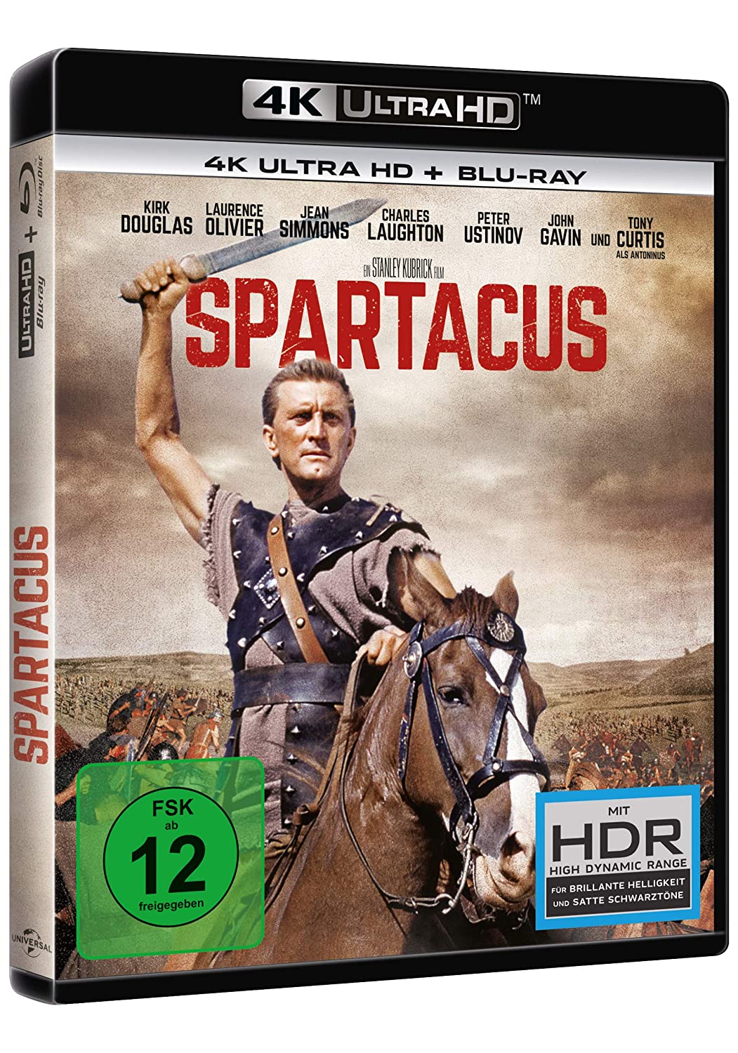 Spartacus (60th Anniversary) – 4K Blu-ray (UHD + Blu-ray Disc)