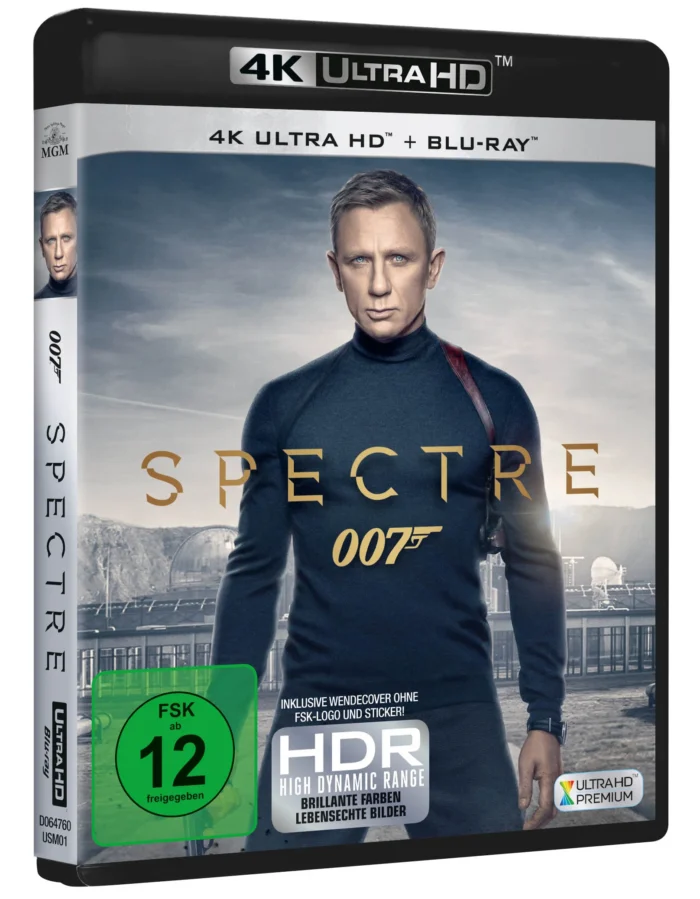 James Bond: Spectre – 4K Blu-ray (UHD + Blu-ray Disc)