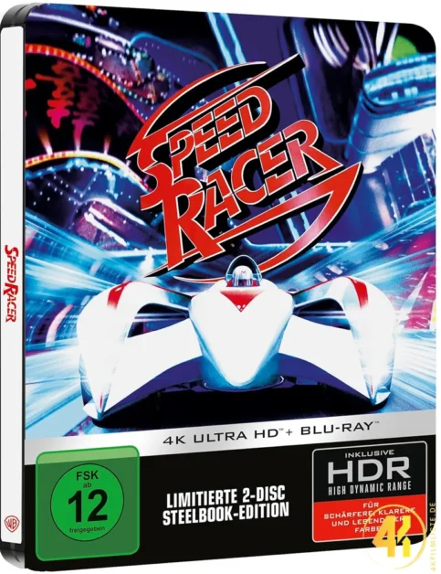 Speed Racer – 4K Steelbook (UHD + Blu-ray Disc)