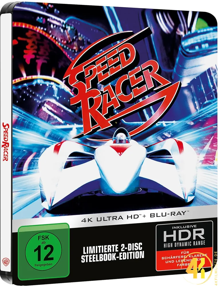 Speed Racer 4K Steelbook Ultra HD Blu-ray Disc