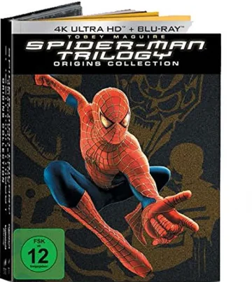 Spider Man 1 3 Origins Collection 7 Discs Version 4K Blu-ray UHD Blu-ray Disc
