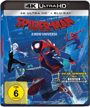 4K UHD Cover zu Spider-Man - A New Universe