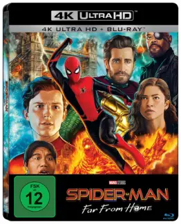 Spider-Man: Far From Home 4K UHD Blu-ray Disc Steelbook Cover