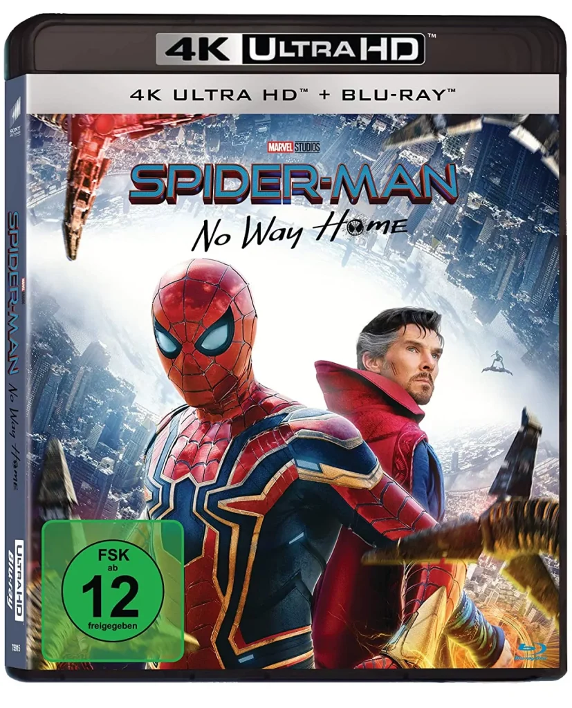 Spider-Man: No Way Home 4K Blu-ray Disc mit FSK Logo