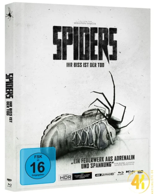 Spiders Ihr Biss ist der Tod 4K Mediabook Ultra HD Blu-ray Disc