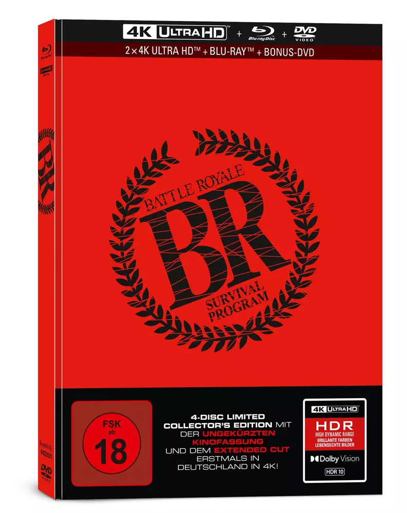 Spine / Rücken vom 4K Mediabook zu Battle Royale