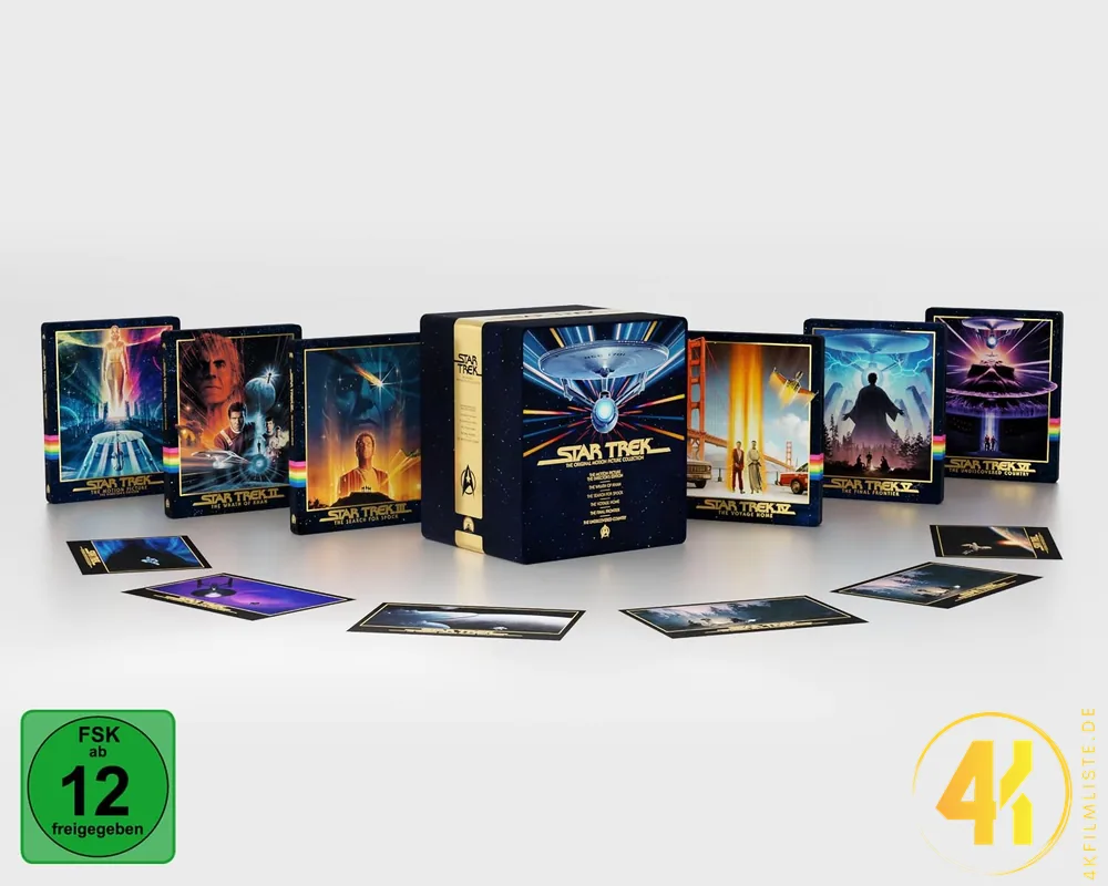 Star Trek 1 6 Movie Collection 4K Steelbook Ultra HD Blu-ray Disc 1