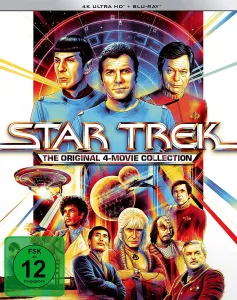 Star Trek I - IV Movie Collection (4K Blu-ray # Blu-ray Disc) (Frontcover)