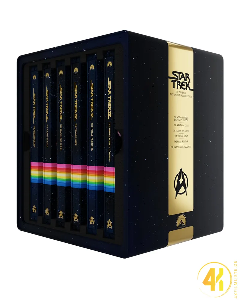Star Trek I VI 4K Steelbook Ultra HD Blu-ray Disc