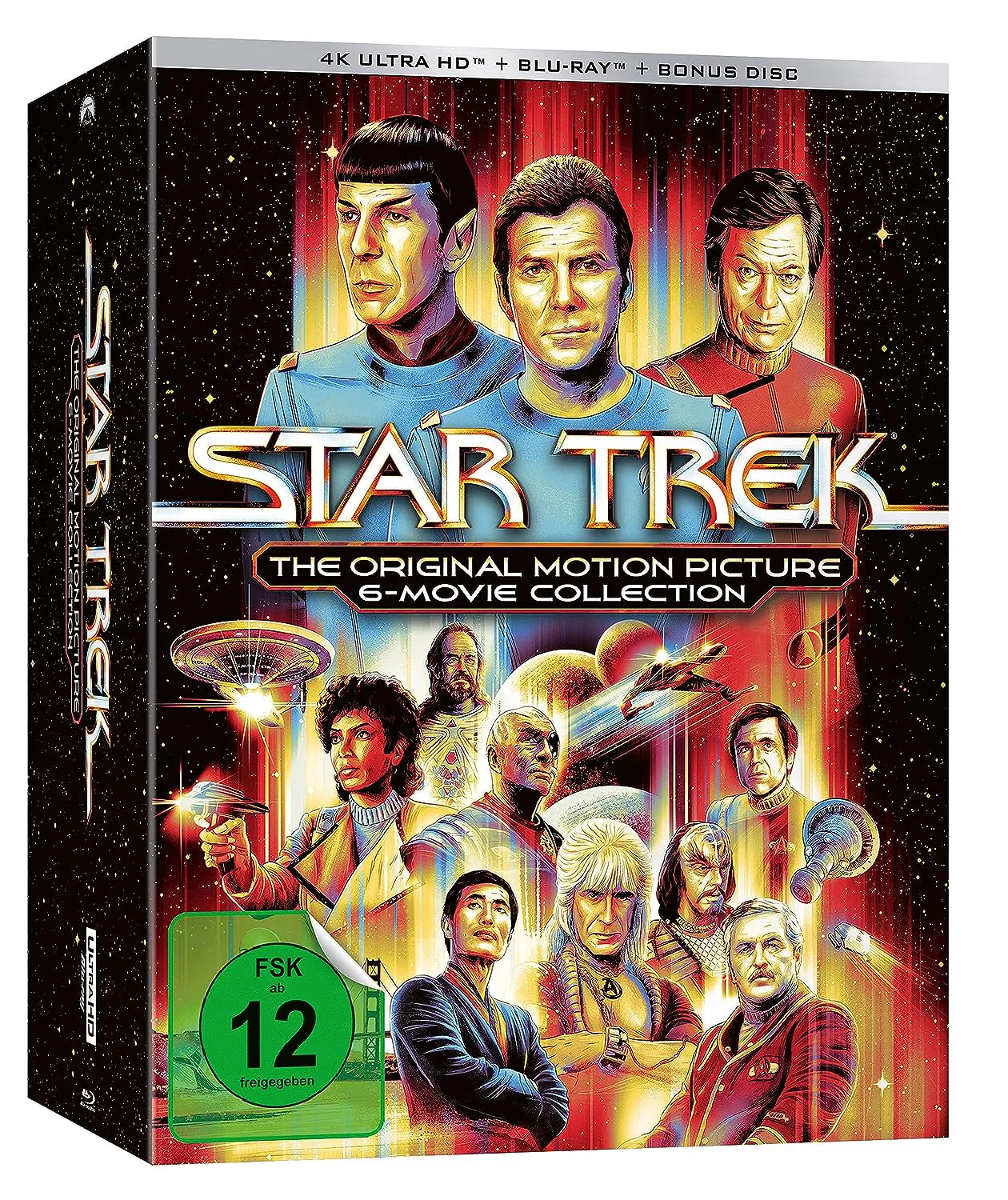 Star Trek I-VI: 6 Movie Collection – 4K Blu-ray (UHD + Blu-ray Disc)