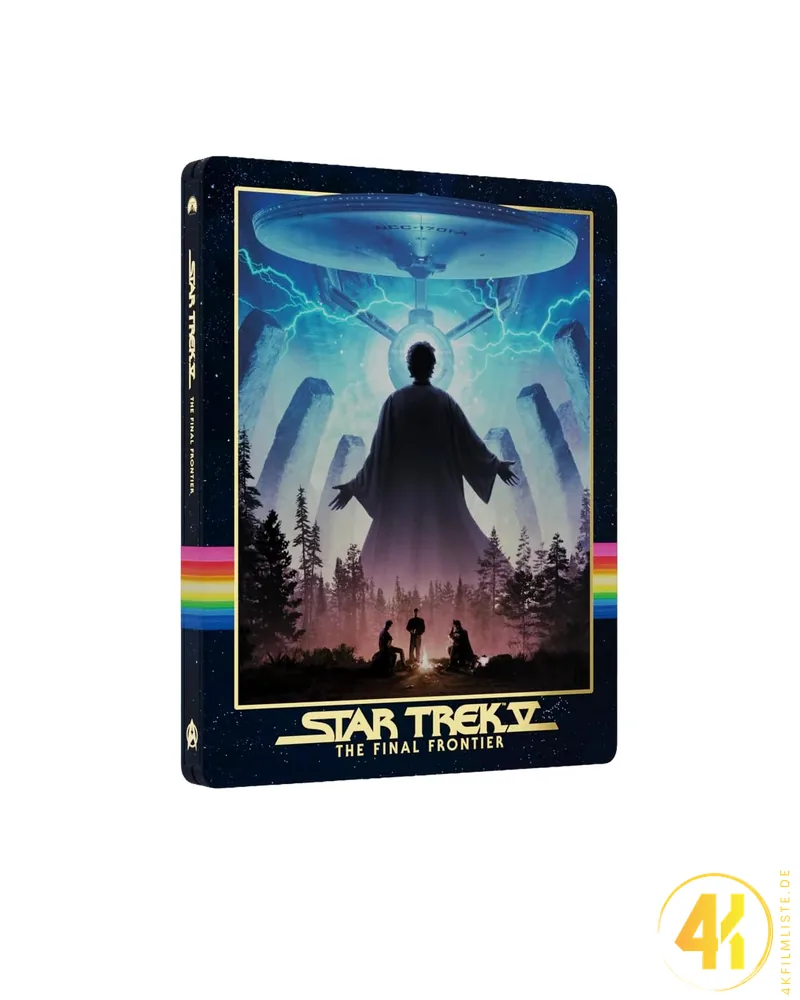 Star Trek V 4K Steelbook Ultra HD Blu-ray Disc