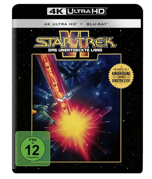 Star Trek VI: Das unentdeckte Land – 4K Blu-ray (UHD + Blu-ray Disc)