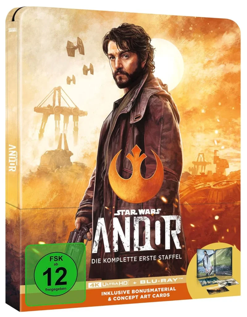 Star Wars Andor 4K Steelbook Ultra HD Blu-ray Disc