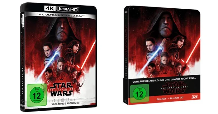 Editionen zu Star Wars Die letzten Jedi