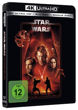 Star Wars - Episode III - Die Rache der Sith - 4K Blu-ray (UHD Blu-ray Disc) mit Hayden Christensen und Ewan McGregor